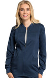 Revolution Tech by Cherokee Workwear Women's Zip Front Solid Scrub Jacket - WW305AB