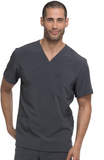 EDS Essentials by Dickies Men's V-Neck Utility Solid Scrub Top - DK645