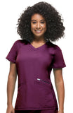 HH360° by Healing Hands Serena V-Neck Solid Top - 2284