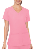 Peaches by Med Couture Raglan Solid Scrub Top - 8470