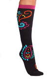 Cherokee Printsupport Women 8-12 mmHg Compression Support Socks
